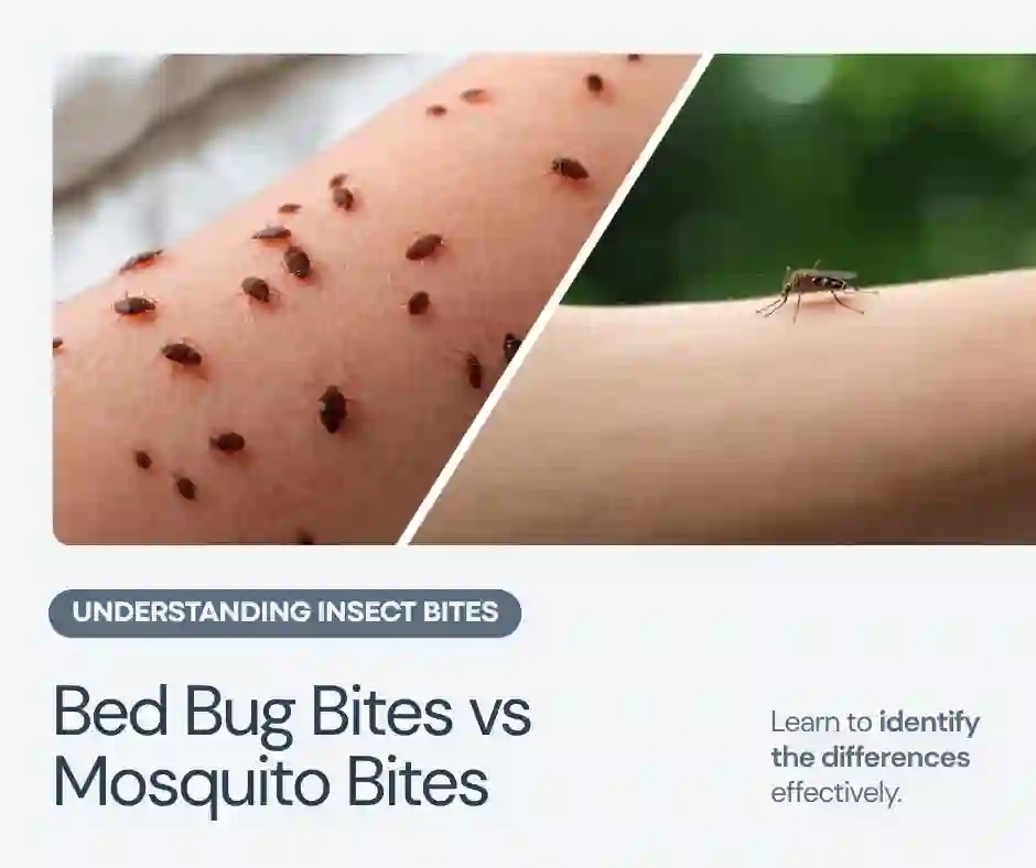 Bed bug bites on arm — linear cluster pattern that appears overnight, a key sign distinguishing bed bugs from mosquitoes