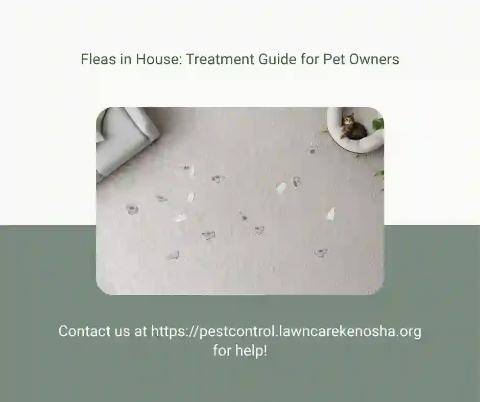 Flea treatment guide for Wisconsin homes — preparation steps before professional flea control service including vacuuming and pet treatment